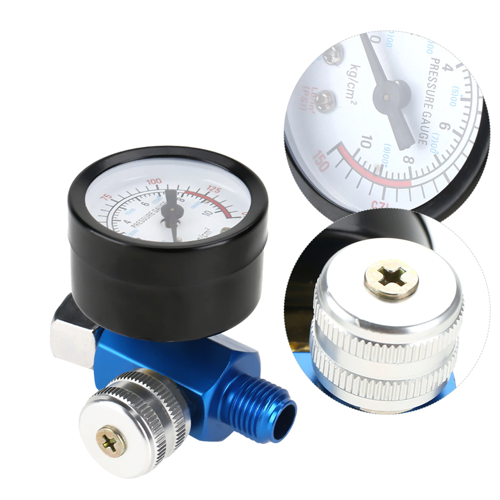 1/4 Spray Paint Air Pressure Regulator and Gauge
