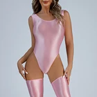 glossy body suit