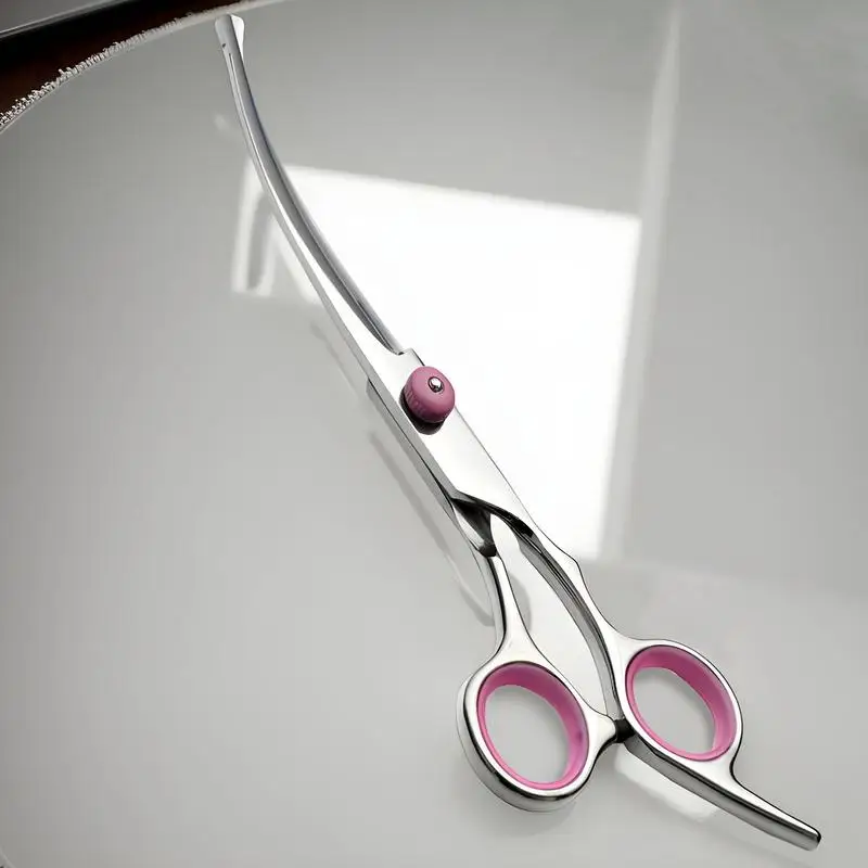 Professional Ergonomic Grooming Scissors for Dogs