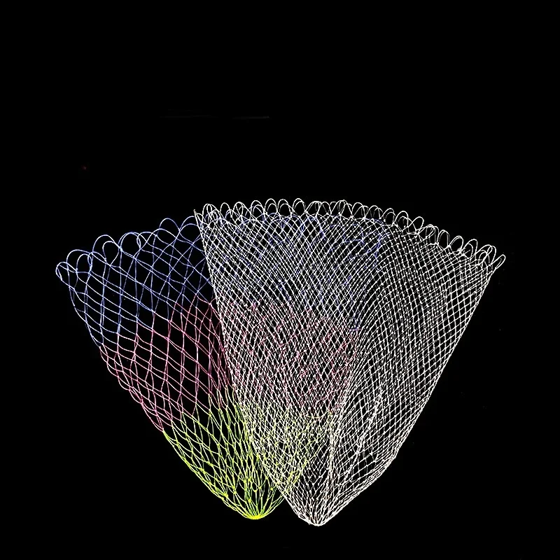 Nylon Net Small Hole Diameter Portable Fishing Net Mesh Hole Collapsible Fishing Tools 40/50/60cm Mesh for Planting