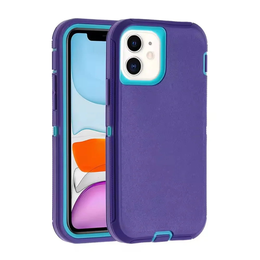 Triple Protection Heavy Duty Shockproof Phone Case - Original Hybrid Armor Cover