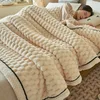 High quality turtle velvet autumn single and twin bed warm blanket soft fluffy comfortable coral velvet throw blanket sofa 1