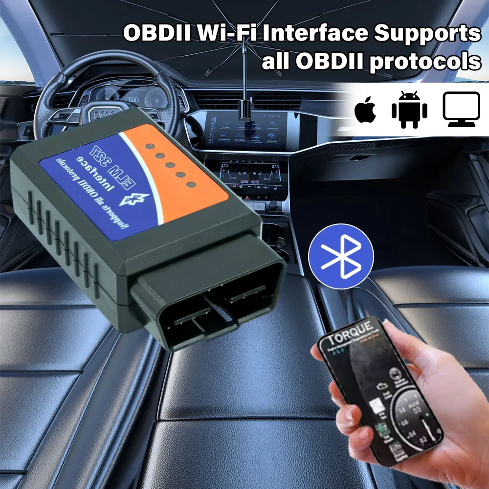 Code Reader ELM327 V2.1 OBD2 Scanner BT/Wifi ELM 327 OBD Car Diagnostic Tool For Android IOS PK Vgate Icar2