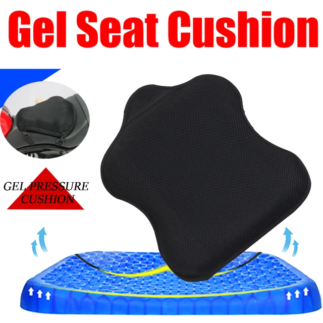 Coussin de siège de moto en gel respirant, isolation thermique