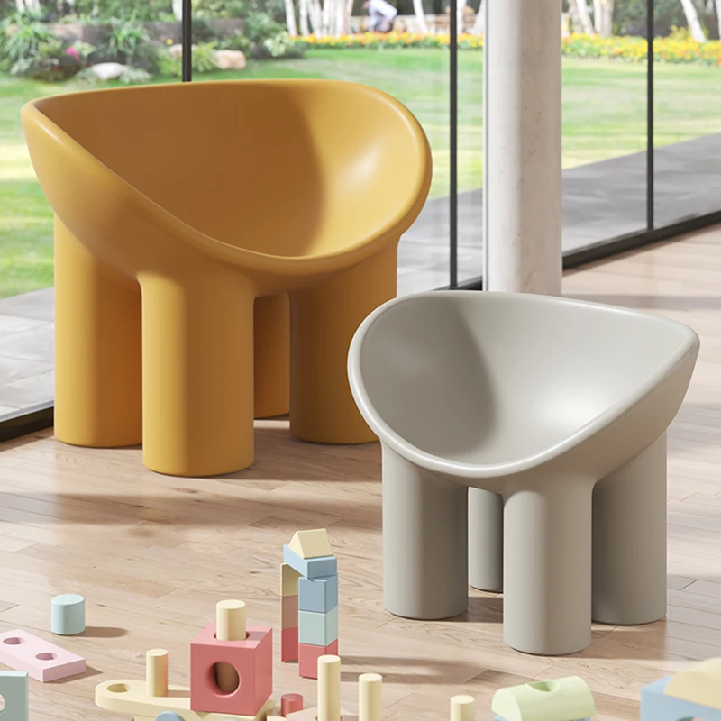 

Cute Kids Design Dining Chairs Kawaii Cafe Bar Nordic Yellow Dining Chair Lounge Bedroom Reading Silla Comedor Home Furniture