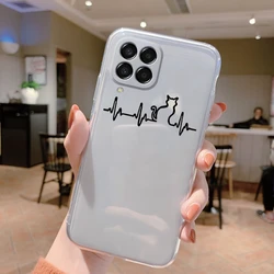 Charming Butterfly Flowers Soft Silicone Protective Transparent Phone Case for Samsung Galaxy M33 5G (Ktm - aixin83)