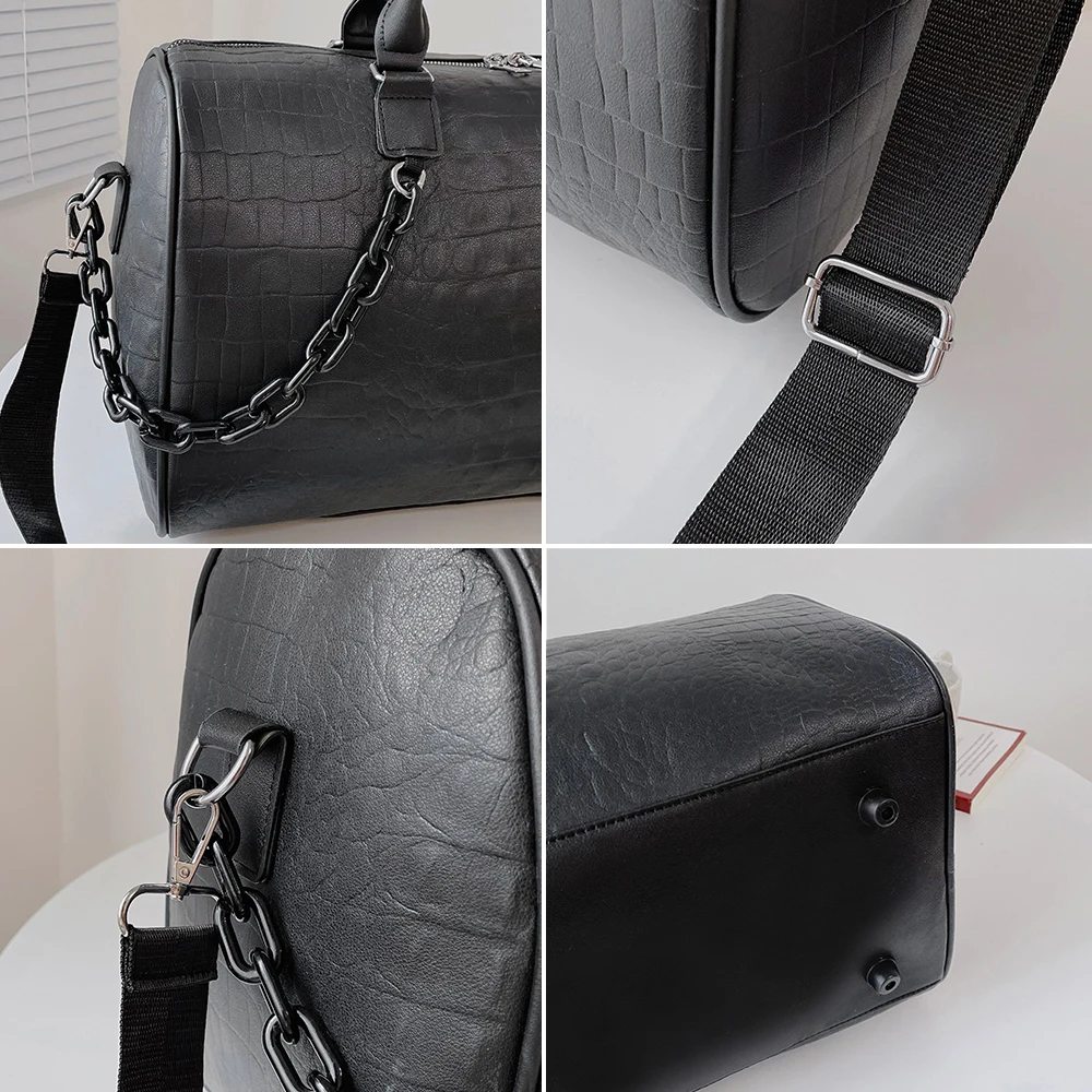 2022 New Fashion Crocodile Print Travel Bag Large Capacity Versatile Premium Leisure Bag Leather Shoulder Fitness bag