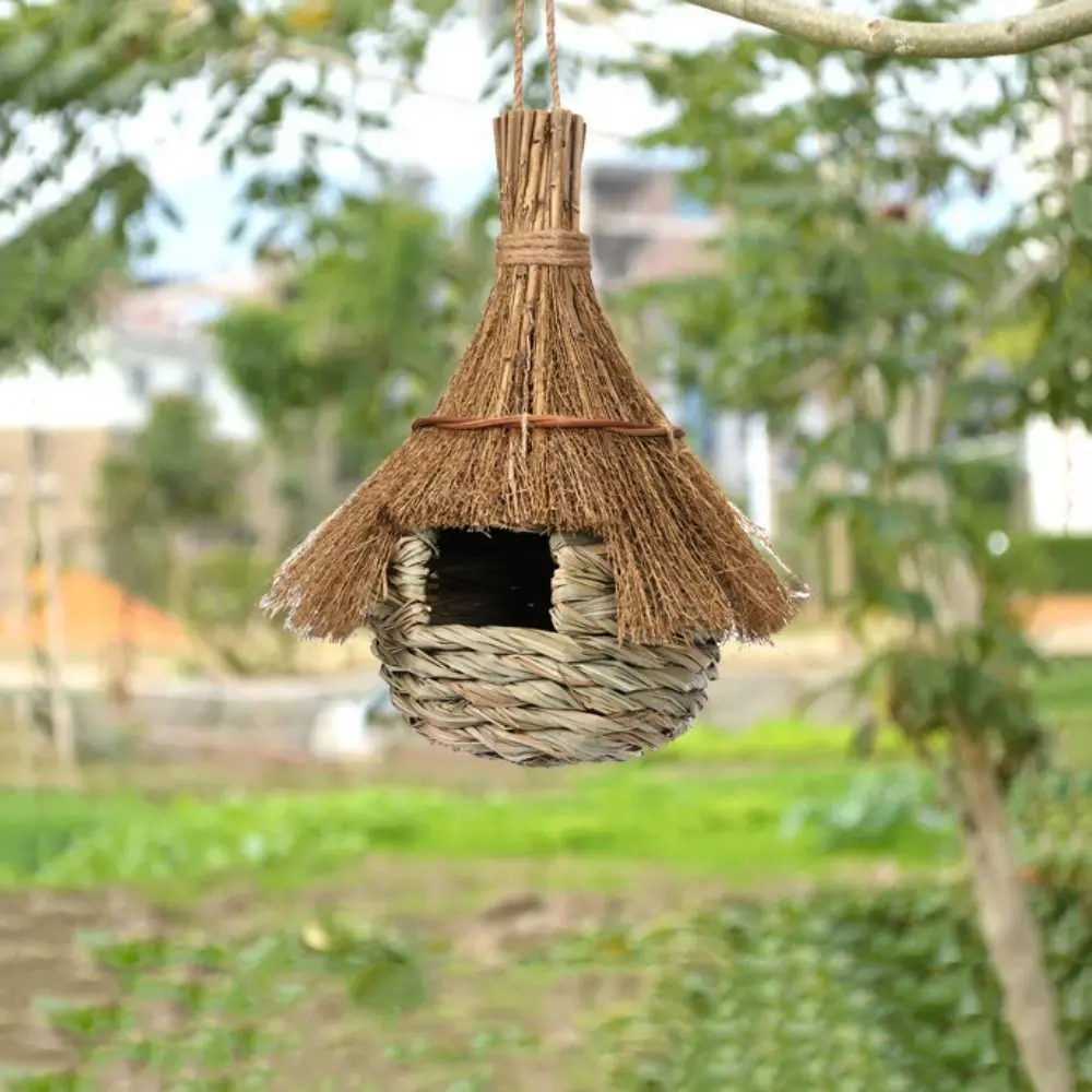 รูปสินค้า บ้านนกจากฟางธรรมชาติ อบอุ่นปลอดภัย