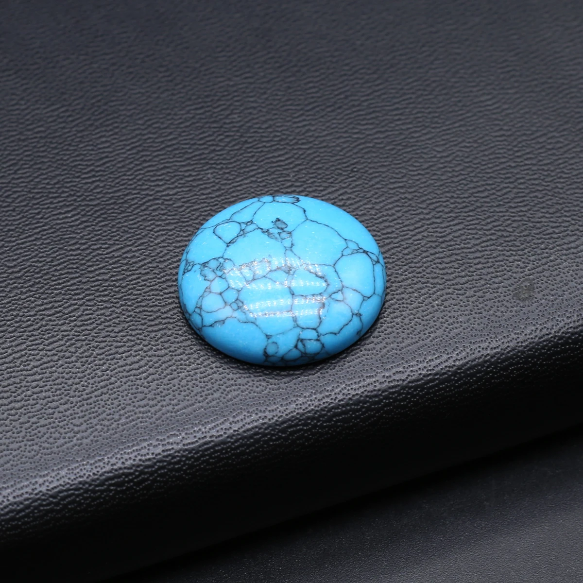 100PCS Natural Stone Cabochons Round Unakite Beads Ring Surface DIY Jewelry Making Rings Necklace Accessories Gift 25x25mm