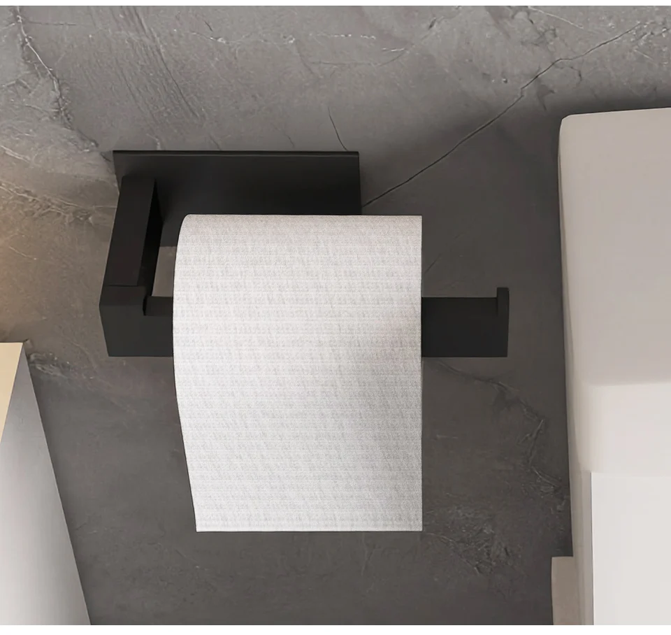 Black Self Adhesive Bath Set image 5