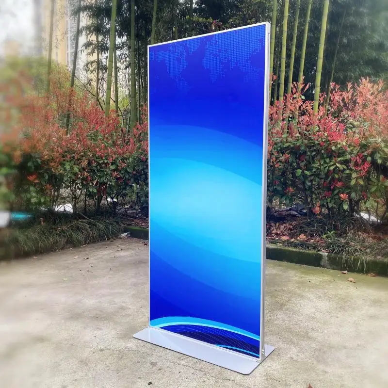 

Liping Vertical Exhibition Stand Advertising Signs, Aluminum Alloy Vertical Billboard, Promotional Poster Stand, Easy To Pull Do