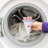 Laundry Ball Mesh Filter Bag Washing Machine Hair Removal Device Floating Pet Fur Catcher Laundry Hair Removal Cleaning Mesh Bag 4