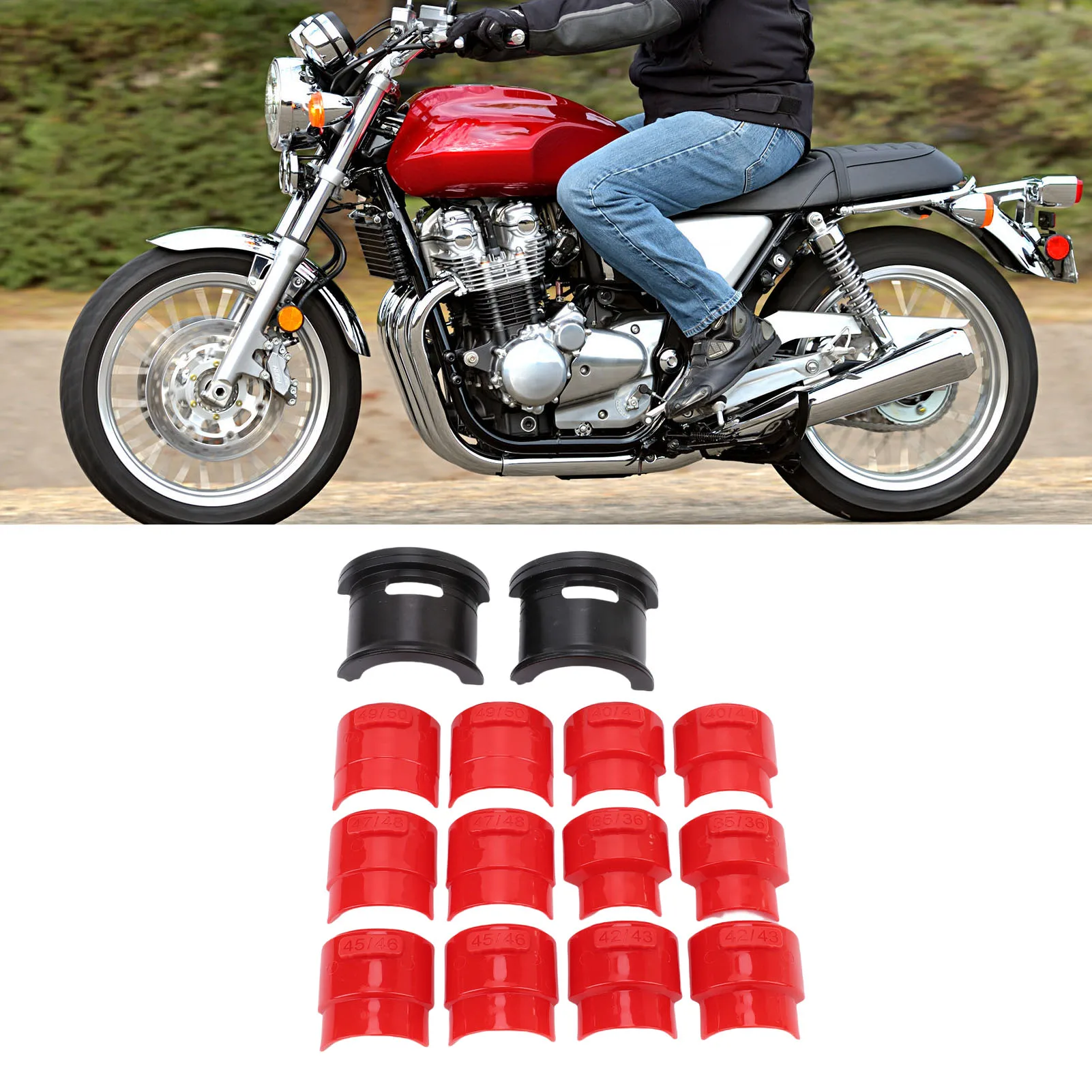 Motorcycle Bike Fork  Driver Tool Fork  Driver Kit Safe Easy To Operate Carbon Steel ABS for Motorbike