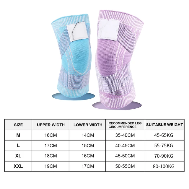 1 PCS Compression Knee Pads Basketball Sleeve Protector Elastic Kneepad Brace Spring Support Volleyball Running Silicone Footbal 5