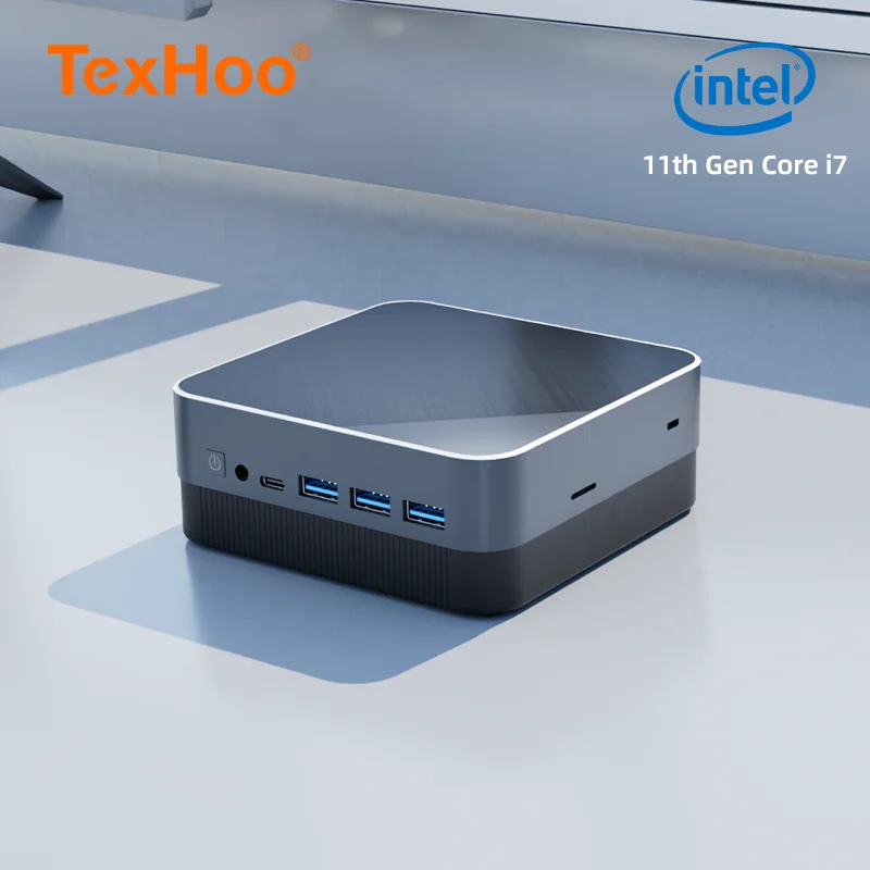 TexHoo Mini PC Computer Intel N100 12th Gen CPU Windows 11