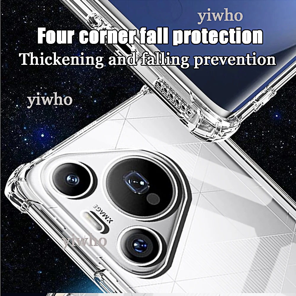 Ultra Transparent Shockproof Phone Case - Clear Soft TPU Back Protective Cover