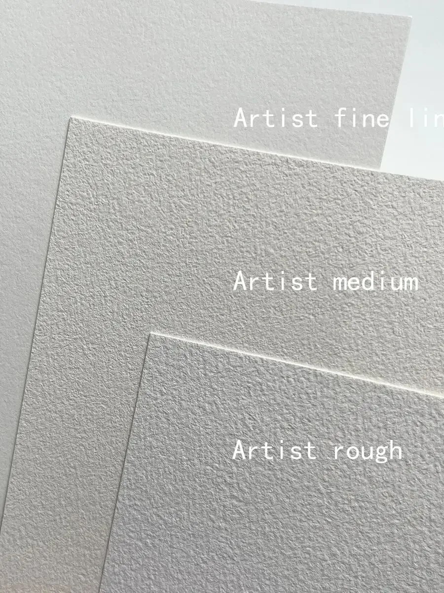 BaoHong Master Artist Watercolor Paper Pad Cotton 100% Painting Paper Gouache Acrylic, Fountain pen  Inkjet  Pastel charcoal 5