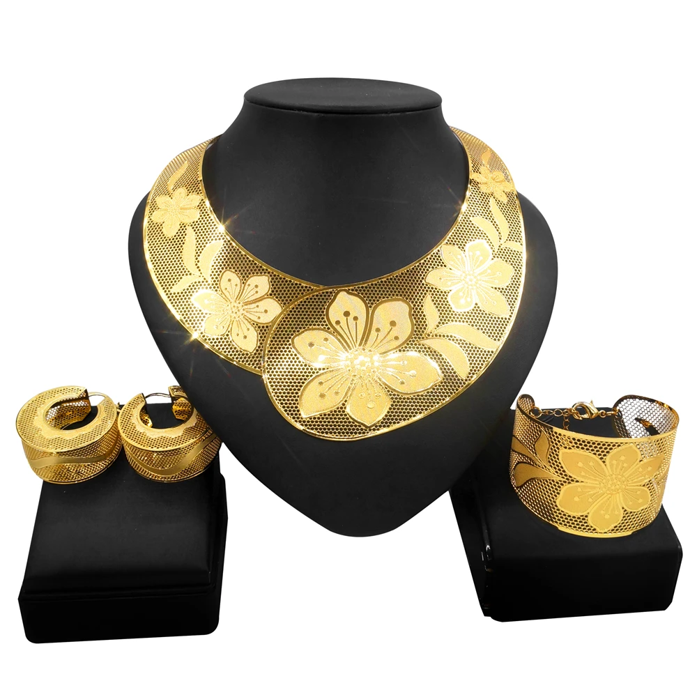 Yulaili High Quality Dubai 18K Gold 