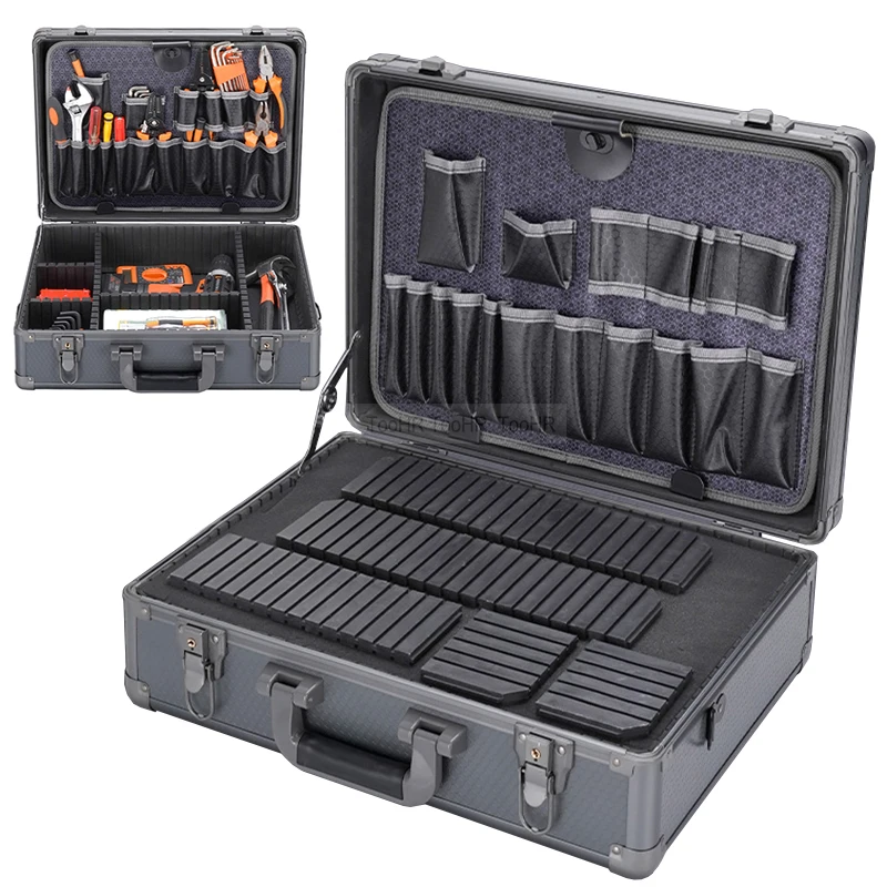 

Box Electrician Storage Tool Tool Bag With Toolbox Partition Safety Inner Organizer Hardware Multifunctional Instrument Case