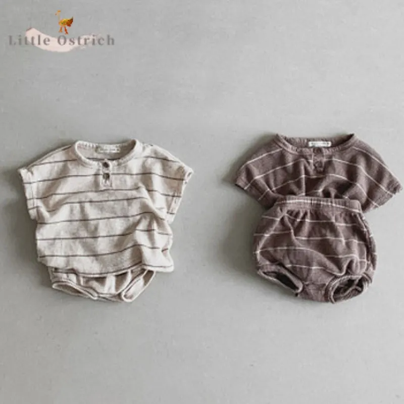 Imported New Born Sleeveless Cotton Suiting For Baby Girl main image 1