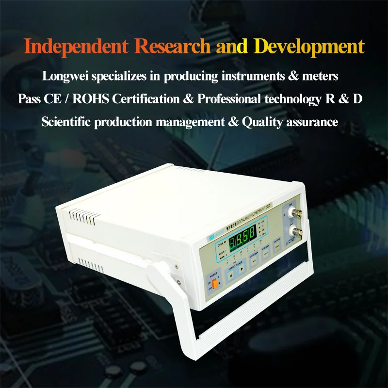Longwei TVT-322D Dual Channel Digital Millivoltmeter Millivolt Meter Tester Doub