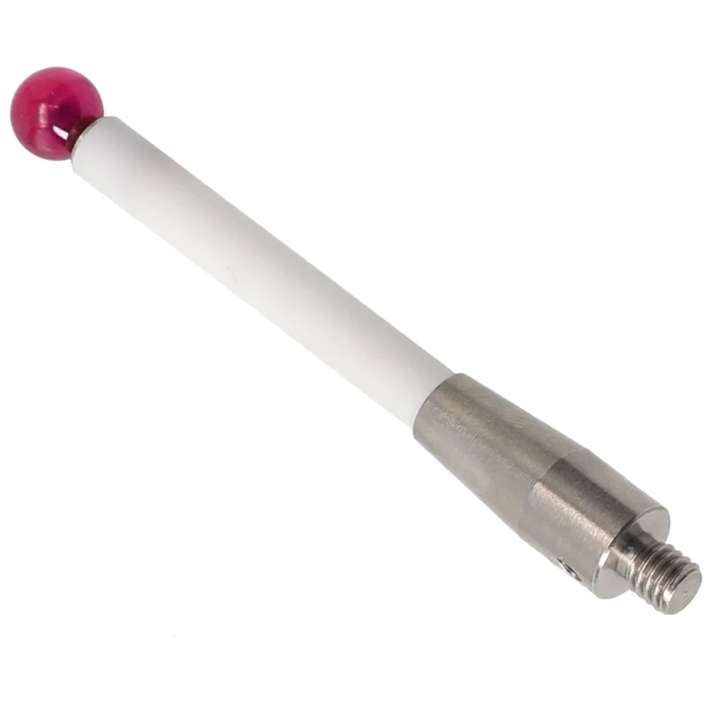 A-5000-3712 CMM Sonde Tactile M4 Sonde De Tige En Céramique Stylet 6mm Pointe 100mm De Long