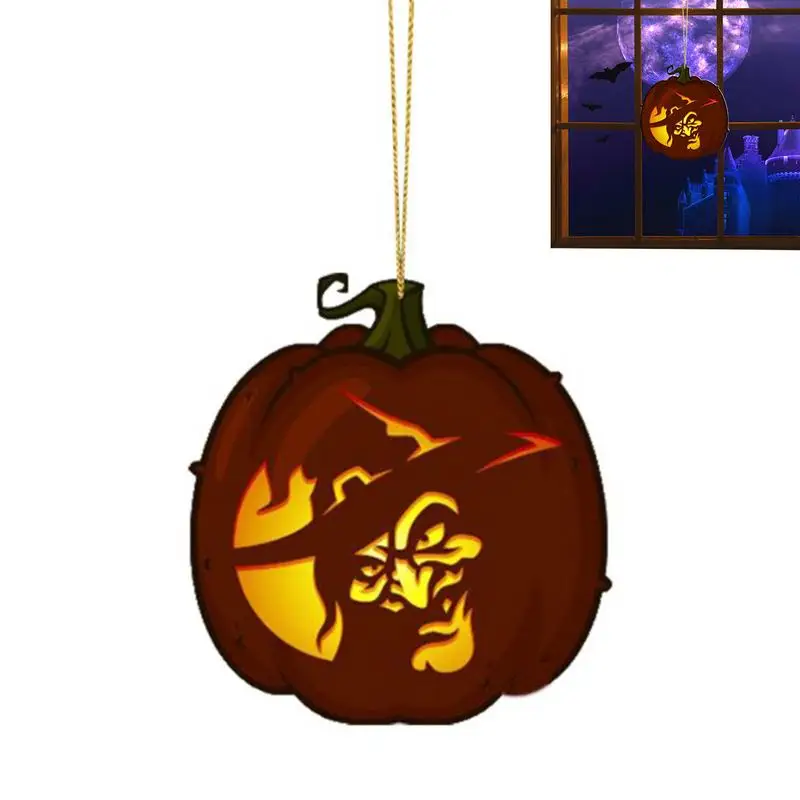 

Автомобильное украшение на Хэллоуин, акриловая подвеска с лицом тыквы для Хэллоуина, креативное подвесное автомобильное украшение, Автомобильное зеркало заднего вида