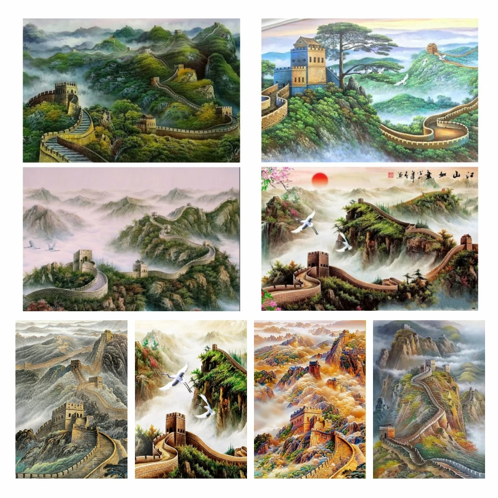 Instarry 5D Diamond Painting Kit Completo Paesaggio Rurale