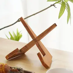 Wooden Cookbook and Tablet Display Stand (B)