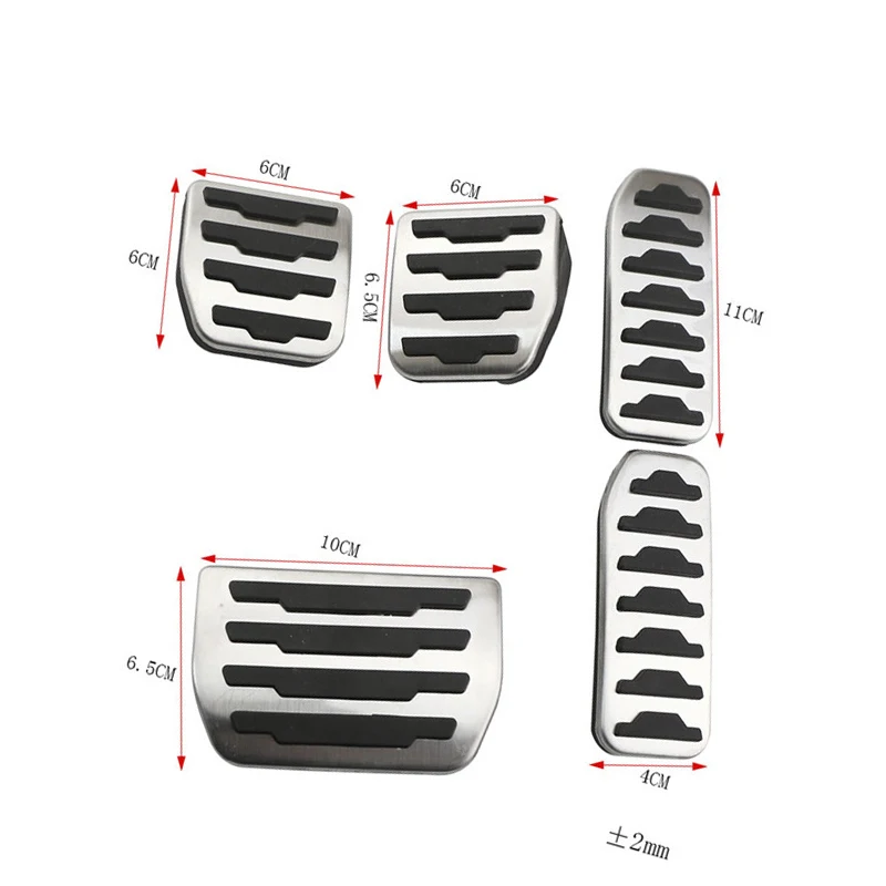 JESLEI Car Pedals For Jaguar F-Pace XE XF For Land Rover Discovery Sport For Range Rover Evoque Pedal, Mt With Rest - View #13