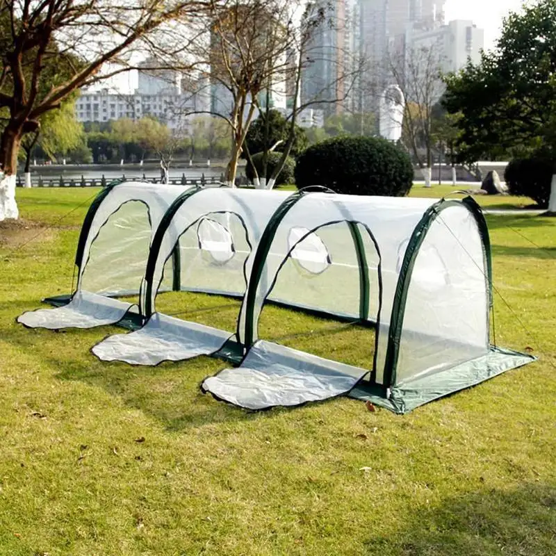 

Portable Mini Greenhouse Heavy Duty Back Garden Tunnel Small Plant Seedlings Herbs Growing Green House Gardening Backyard Tent