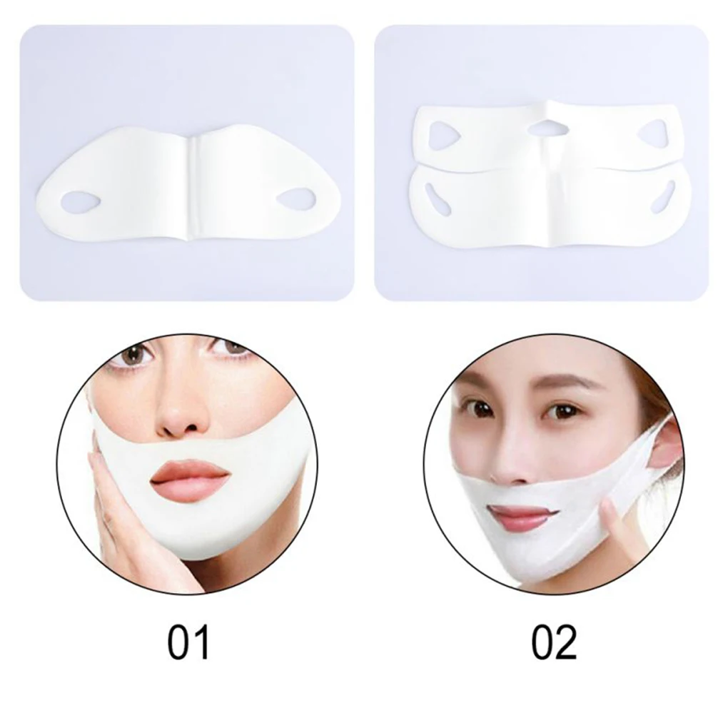 Lifting Face Mask V Shape Chin Check Slim Lift Peel-Off Mask Maschera Dimagrante Facciale Portatile Riutilizzabile