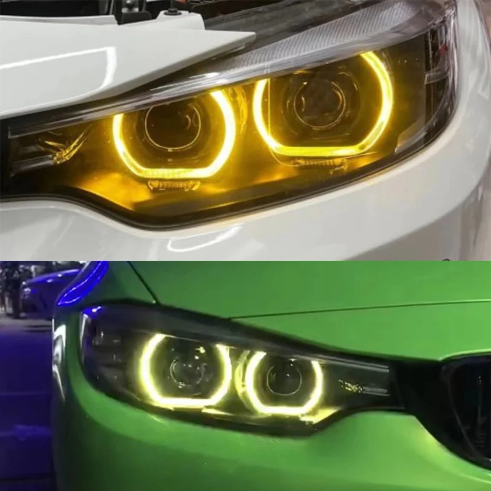 Yellow Angel Eyes DRL Adaptive LED Module For BMW F80 M3 M4 F32