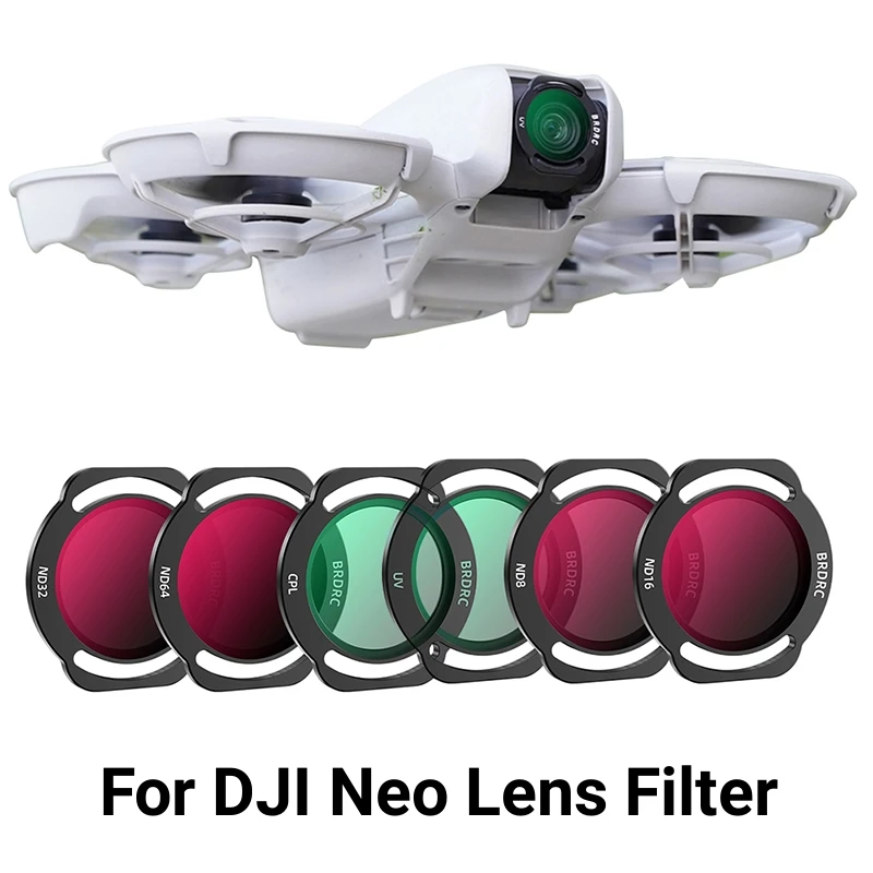 Lens Filter for DJI Neo ND Filters Set ND8/16/32/64 UV CPL HD Optical Glass Drone Camera Lens Filter Polarizer Filters Accessory