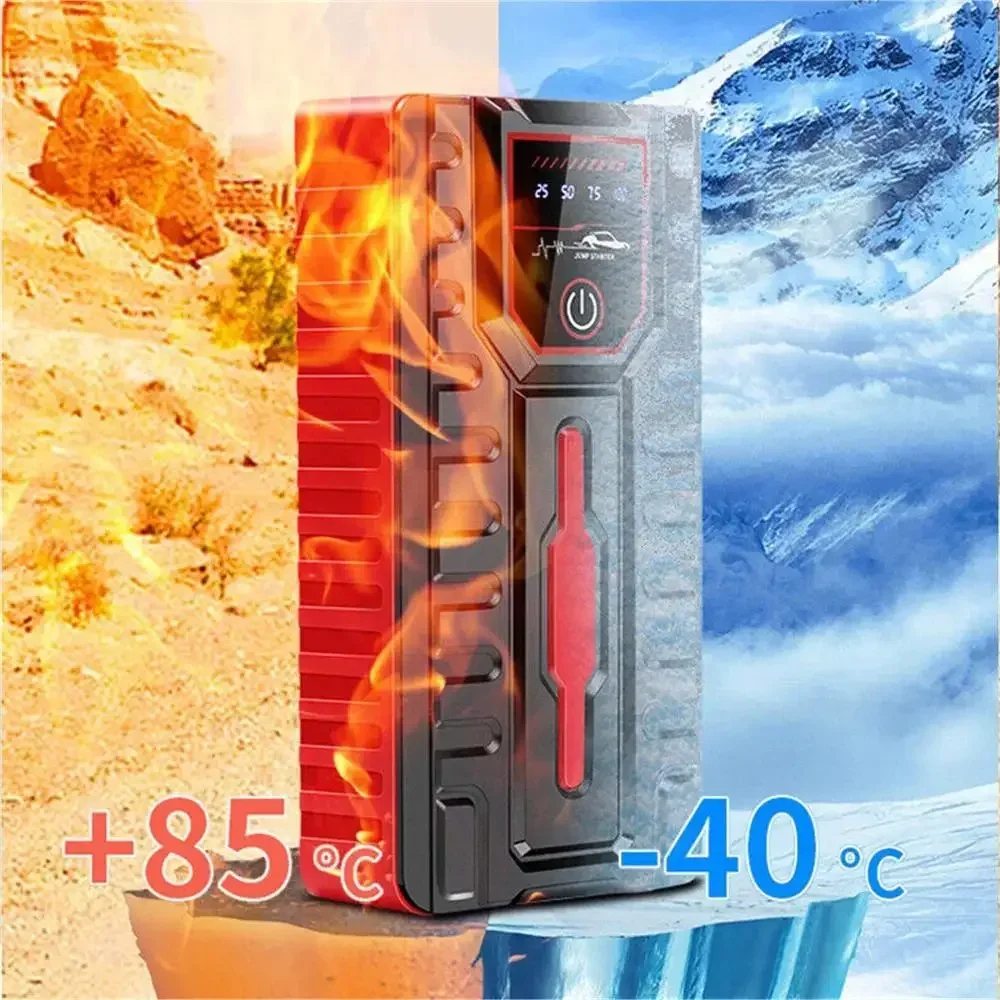 49800mAh Car Jump Starter With Air Compressor Portable Booster Jumper Power Bank Battery Charger For Petrol 6.0L Diesel 4.0L 5