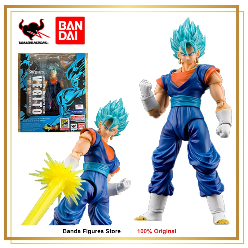 

Оригинальные фигурки Bandai S.H. Фигуртс SHF Super Saiyan God SS Vegito SDCC 2018 DragonBall Z в наличии аниме Коллекционные Фигурки модные игрушки