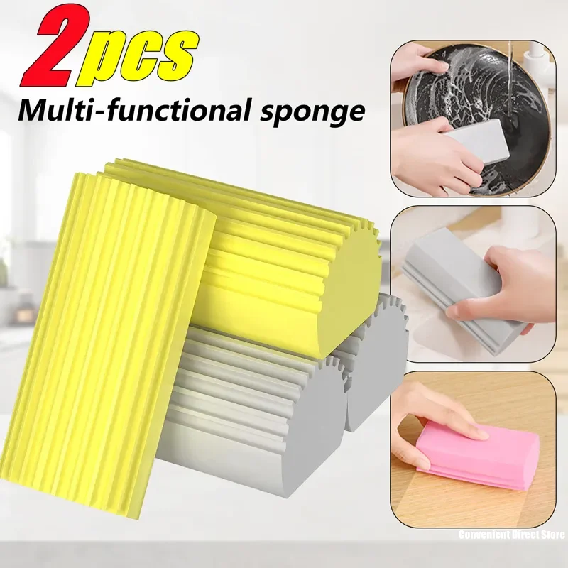 PVA Damp Clean Duster Sponge Portable Cleaning Brush Duster For Cleaning  Blinds Glass Baseboards Vents Railings