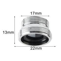 Universal Tap Connector Faucet Adapter for Bathroom & Kitchen Water Conservation (18mm - 22mm(outer))