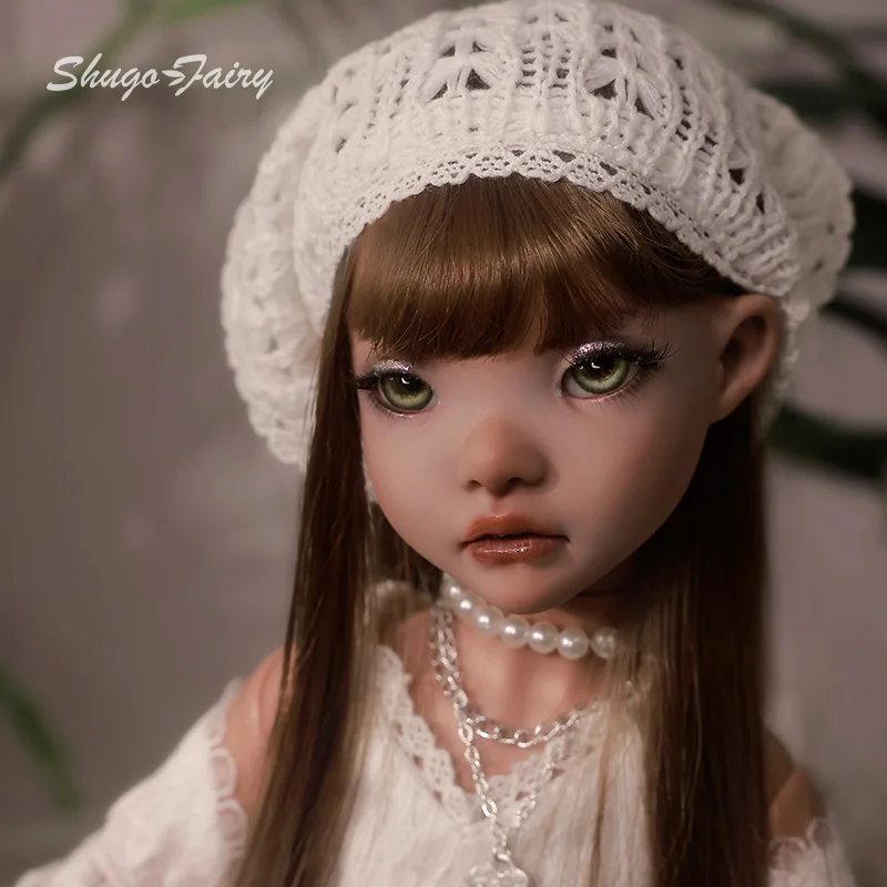 Roze B Bjd Doll 1/4 Fullset Forest Girl Tanning Skin Color Creative Customize Faceup Design Bjddoll Face Resin Toy Girl Dolls