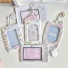 PVC card cover mobile phone camera fan star love beans small card campus card collection card bag display pendant 3