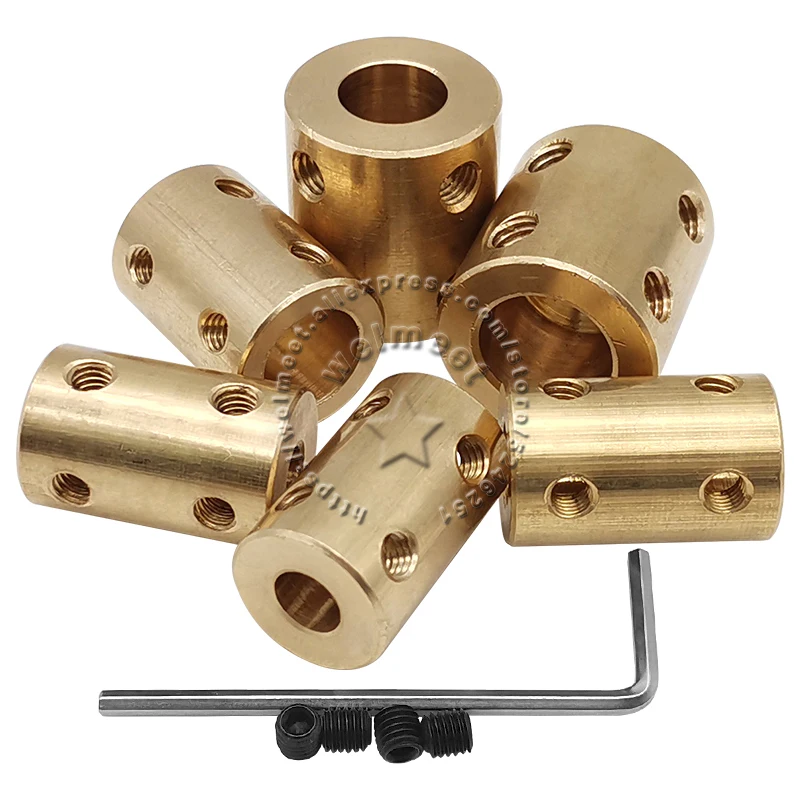 4mm-12mm Copper Shaft Coupling Rigid Coupling Coupler Motor