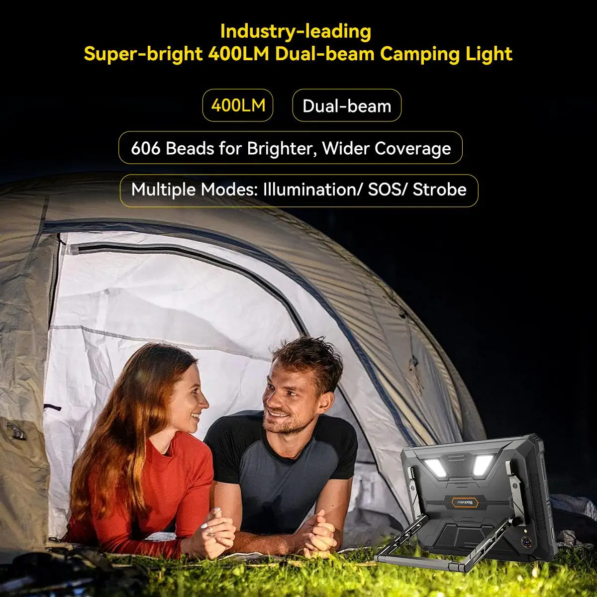 Blackview Active 12 Pro Rugged Projector Tablet 30000mAh Bettery 11'' 16GB+1TB Dimensity 7300 Octa Core Global Version Tablet