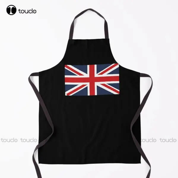 

United Kingdom Flag Apron Aprons Cute For Women Men Unisex Adult Garden Kitchen Household Cleaning Custom Apron New Custom Apron
