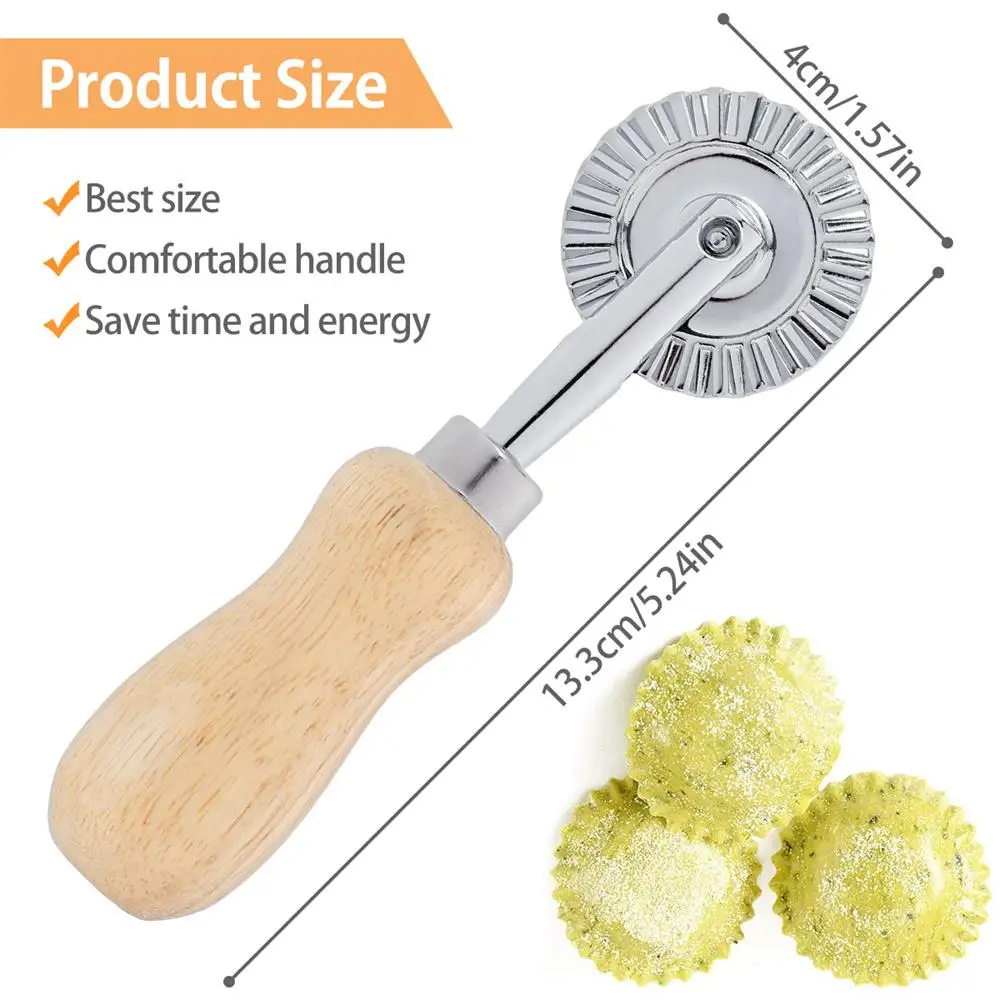 Pastry Wheel Cutter Stainless Steel Round Pizza Cutting Wheel Tools Home Pizza divider Kitchen Gadgets Baking Cutting Tools