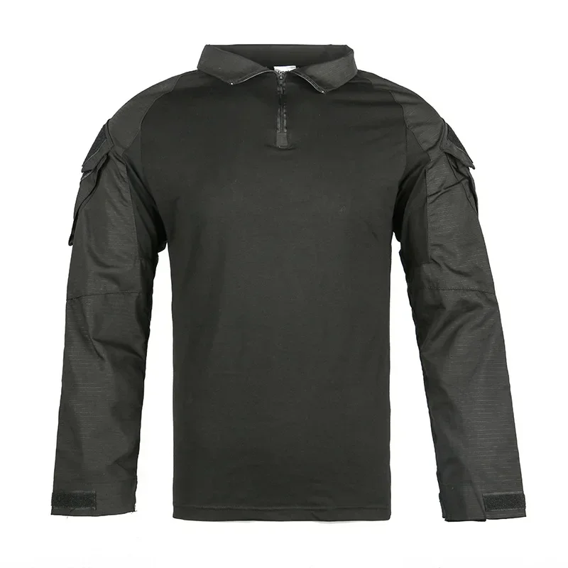 Men's Outdoor Tactical Hiking T-Shirts,Hunting  Camouflage Long Sleeve Hunting Climbing Shirt,Male Breathable Sport Clothes 6