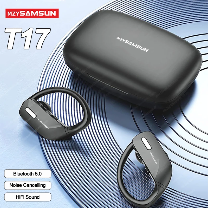 TWS спортивные наушники T17, беспроводные Bluetooth наушники, Hi-Fi стерео наушники-вкладыши, водонепроницаемые наушники-вкладыши со встроенным микрофоном