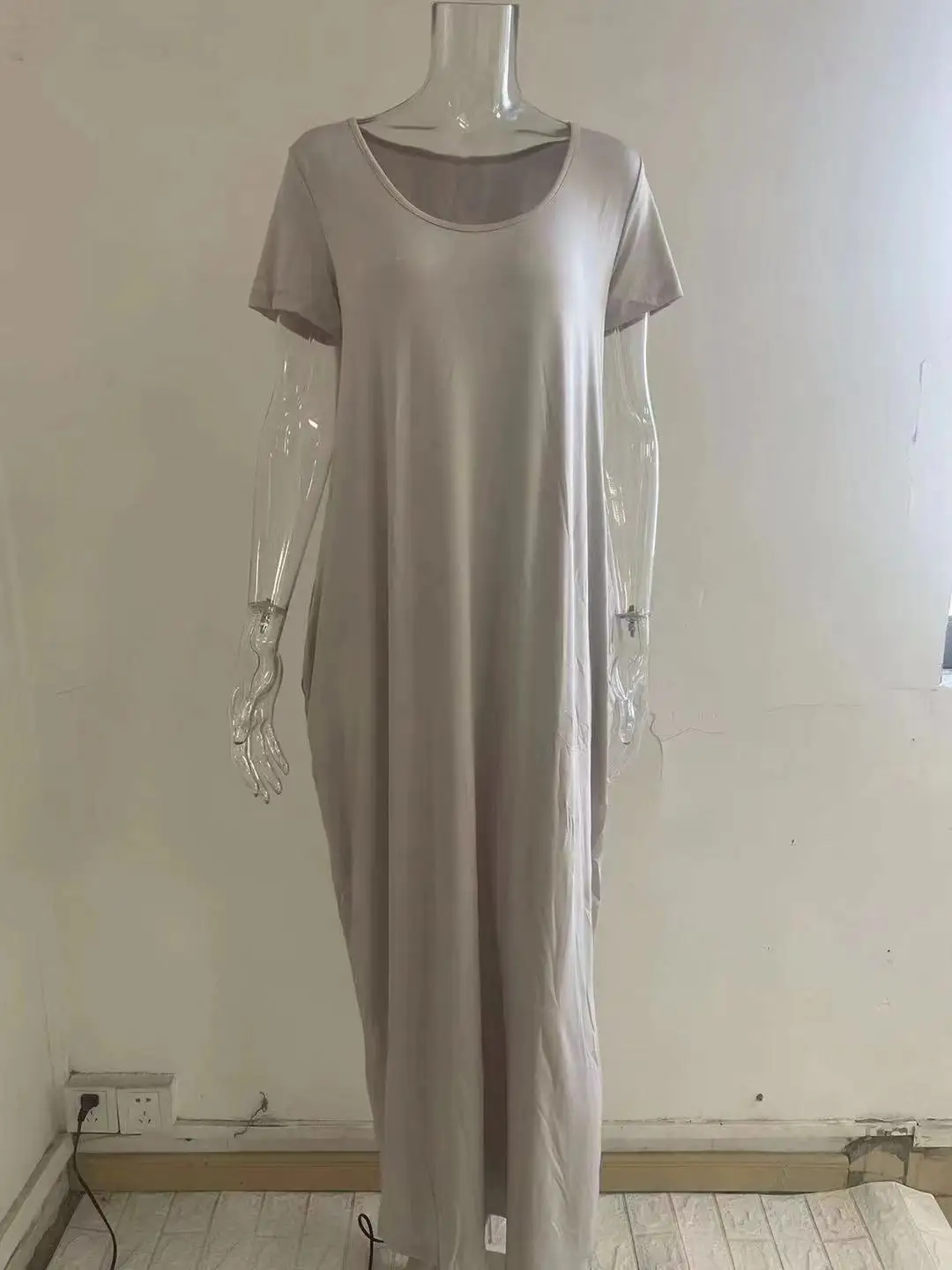 Summer Sexy Women Solid Color Boho Maxi Club Dress Casual Long Dress Party Infinity Robe Longue Femme