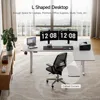 Standing Desk, 71x43 Inches L Shaped Desk with 4 Legs, Dual Motor and Memory Controller, Electric Stand Up Desk Adjustable Heigh 3