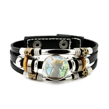  Suzume No Tojimari Surrounding Leather Bracelet Punk Vintage Beaded Bracelet Makoto Niitsu Anime Daijin Cat Hand Jewelry Gift 