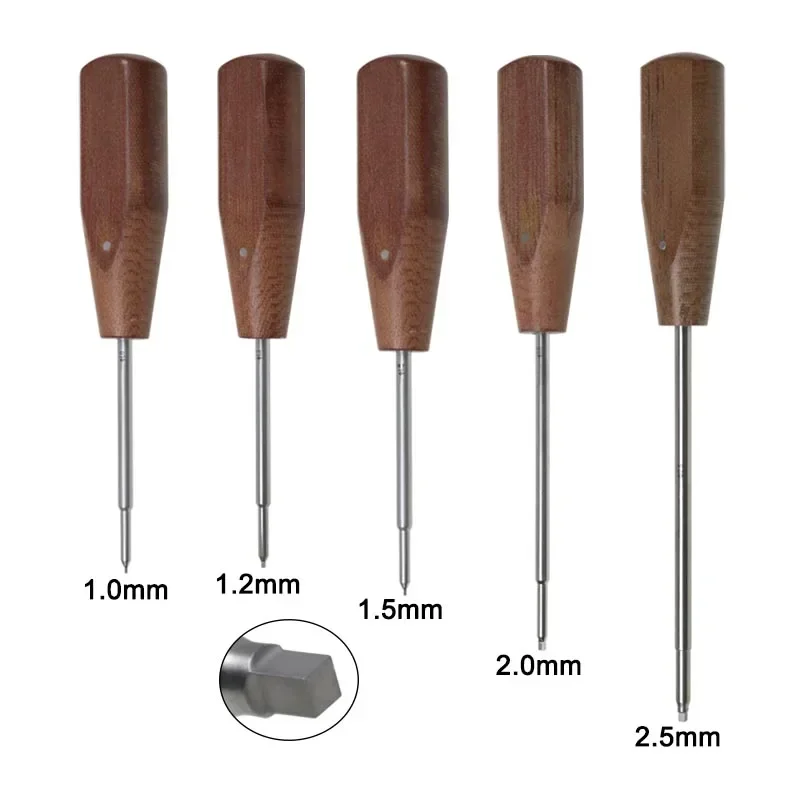Veterinary Surgical Instruments Orthopedic Instruments GREATLH Square Bone ScrewDriver 1.0-2.5mm Medical Screwdriver Orthopedic Pet Surgical Instrument Stainless